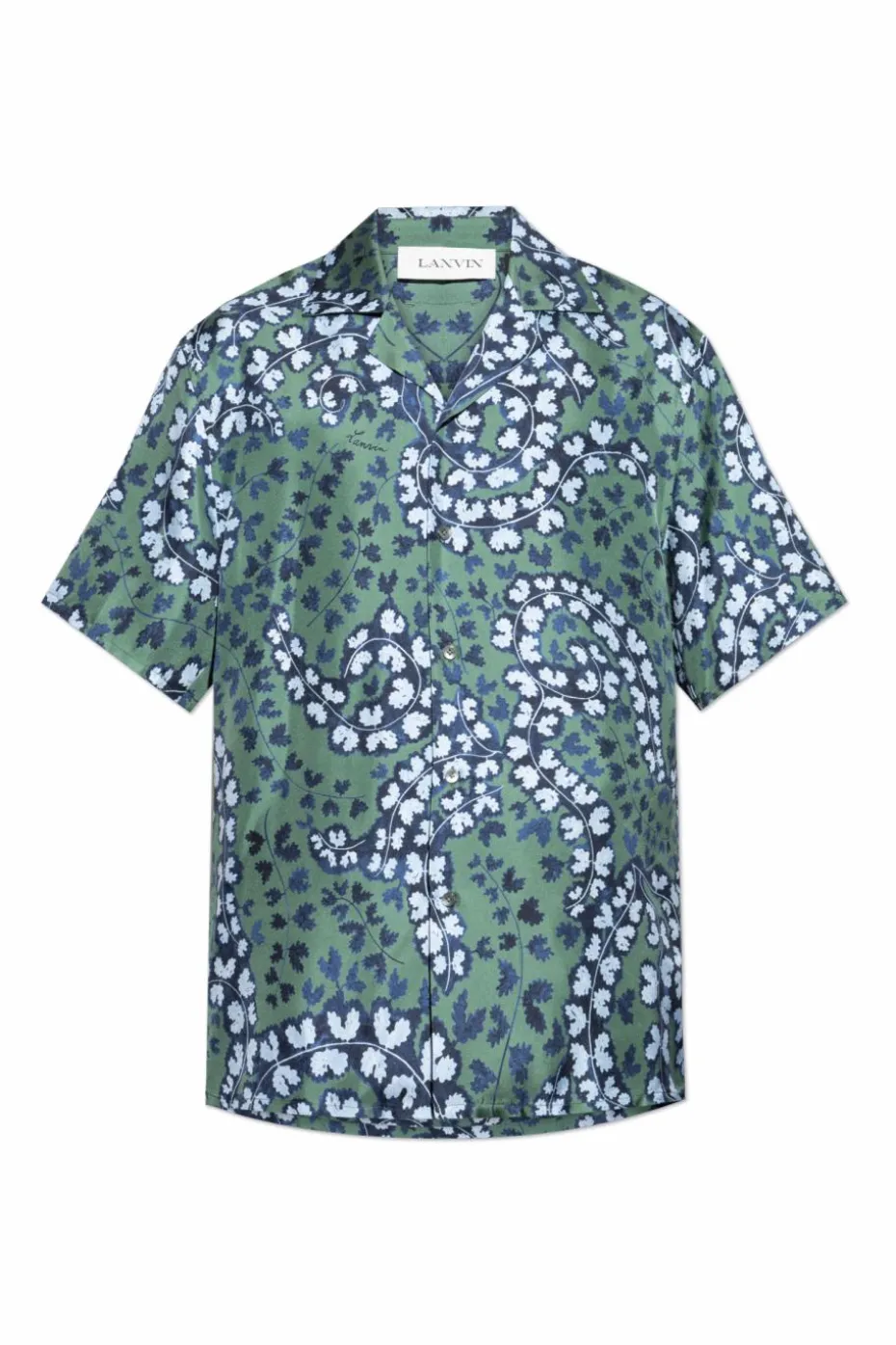 Lanvin GREEN Silk shirt