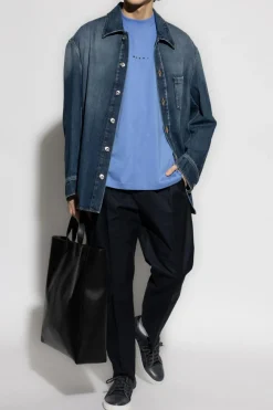 Lanvin NAVY BLUE Denim shirt
