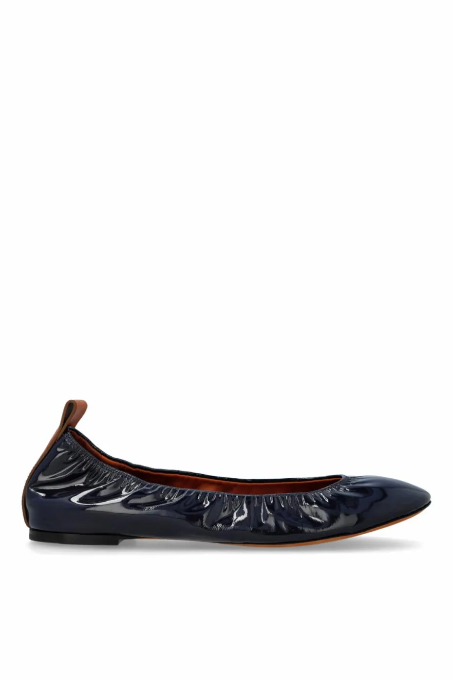 Lanvin NAVY BLUE Patent leather ballerinas
