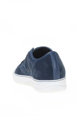 Lanvin NAVY BLUE Suede Sneakers