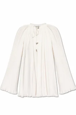 Lanvin WHITE Pleated shirt