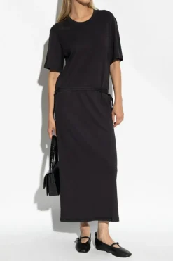 Lemaire BLACK Dress with Tie