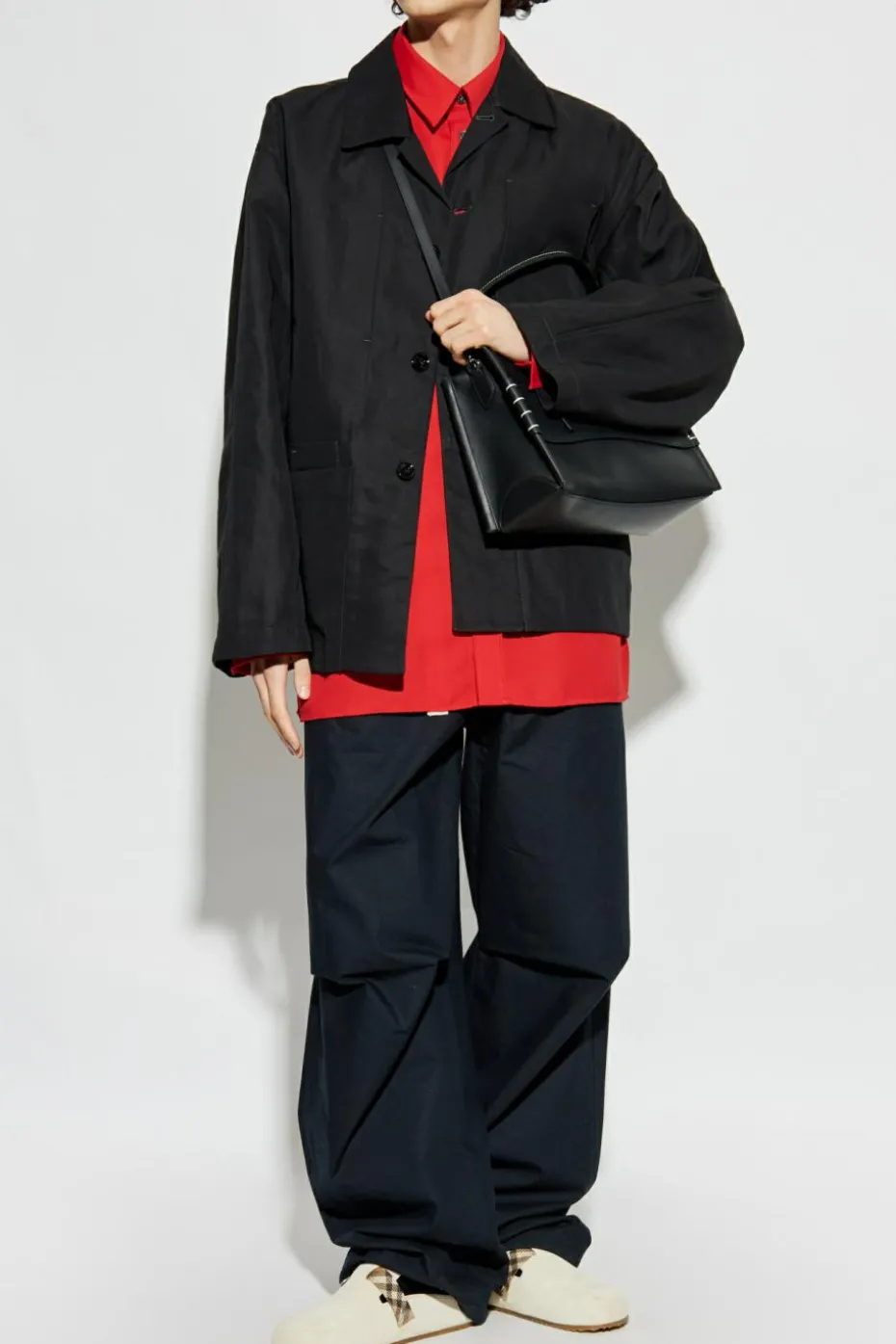 Lemaire BLACK Jacket with Pockets