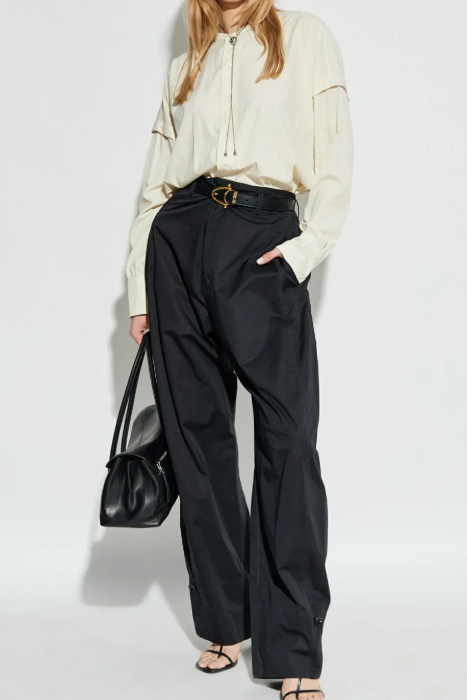 Lemaire BLACK Loose fit pants