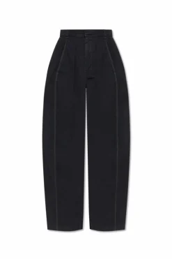 Lemaire BLACK Pants with pockets