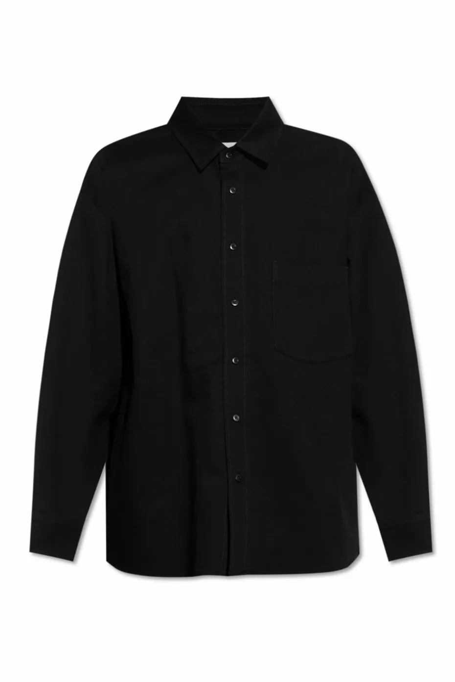 Lemaire BLACK Shirt with pocket