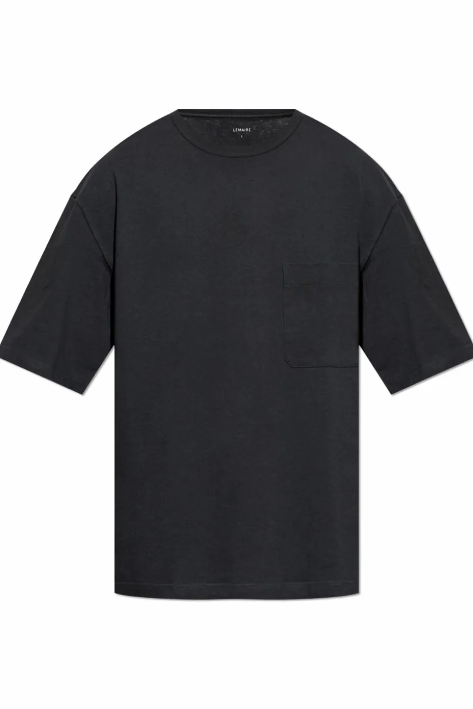 Lemaire BLACK T-shirt with pocket