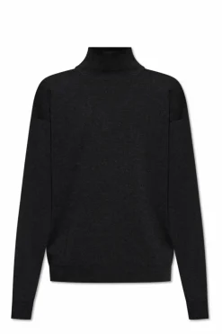 Lemaire BLACK Wool turtleneck