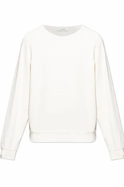 Lemaire cream Cotton sweatshirt with a crew neck