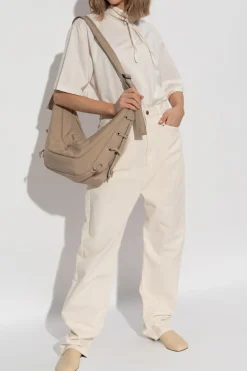 Lemaire cream Drop-crotch jeans