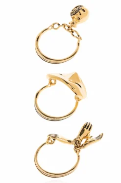 Lemaire GOLD Set of three rings