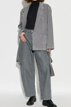 Lemaire GREY Denim blazer