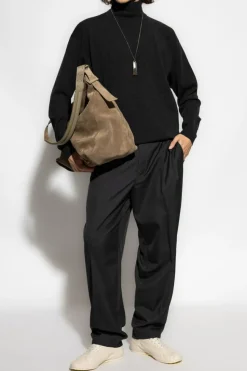 Lemaire GREY Pleated trousers
