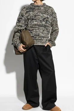 Lemaire GREY Sweater with decorative knit