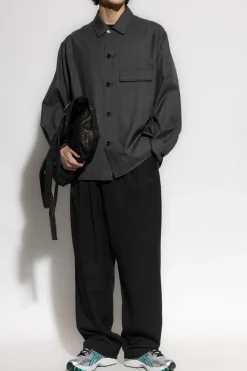 Lemaire GREY Wool shirt