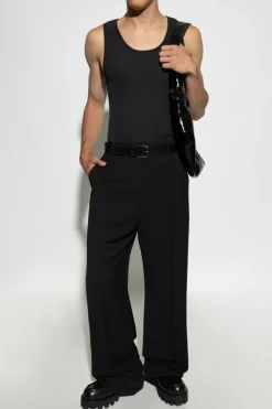 Lemaire GREY Wool sleeveless top
