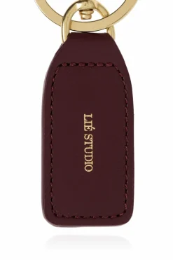LIÉ STUDIO BURGUNDY Keychain 