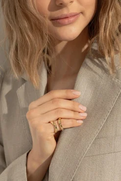 LIÉ STUDIO GOLD Silver ring ‘The Alma’