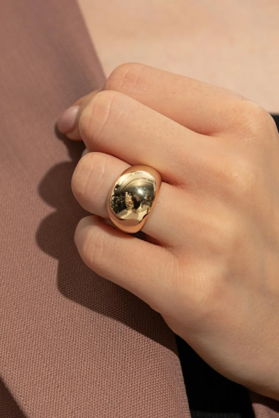 LIÉ STUDIO GOLD Silver Ring ‘The Leah’