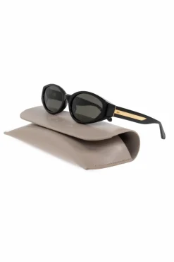 Linda Farrow BLACK Sunglasses Lyra