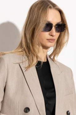 Linda Farrow BLUE Sunglasses Sasha