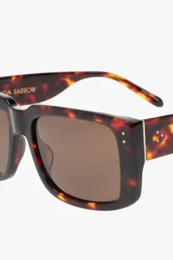 Linda Farrow BROWN ‘Morrison’ sunglasses