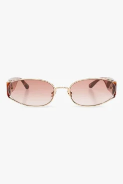 Linda Farrow BROWN ‘Shelby’ sunglasses