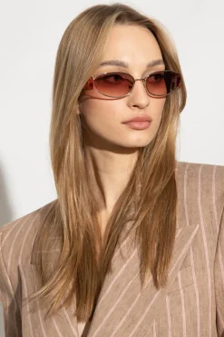 Linda Farrow BROWN ‘Shelby’ sunglasses