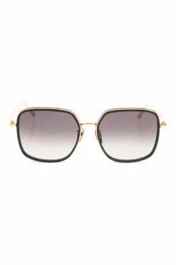 Linda Farrow GOLD Sunglasses
