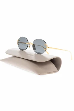 Linda Farrow GOLD Sunglasses
