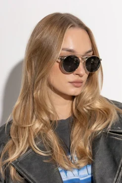 Linda Farrow GOLD Sunglasses