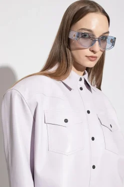 Linda Farrow light blue ‘Debbie’ sunglasses