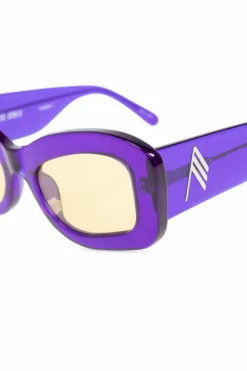 Linda Farrow PURPLE Sunglasses
