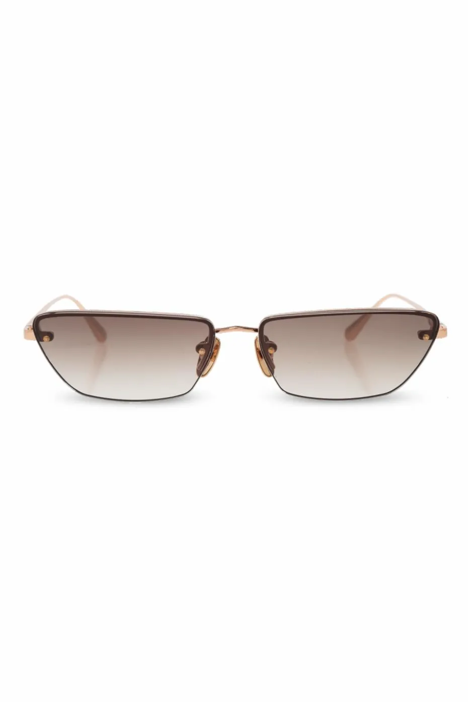 Linda Farrow SILVER Sunglasses Cleo