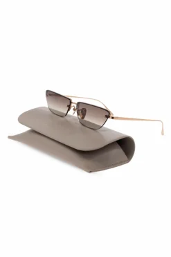 Linda Farrow SILVER Sunglasses Cleo