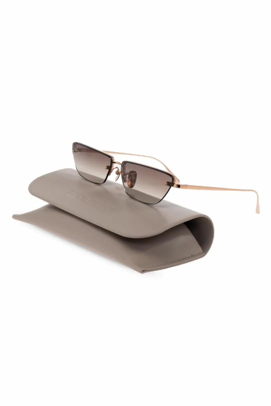 Linda Farrow SILVER Sunglasses Cleo