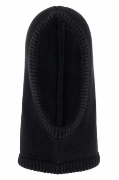 Lisa Yang BLACK Cashmere hood "Astri"