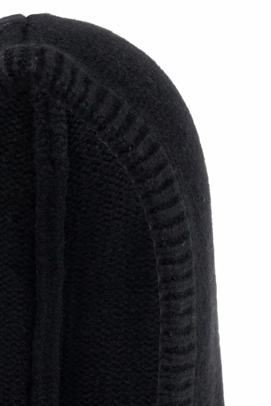 Lisa Yang BLACK Cashmere hood "Astri"
