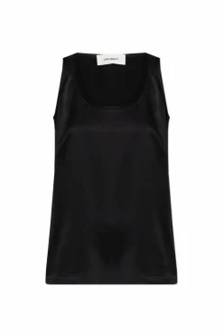 Lisa Yang BLACK Sleeveless silk top