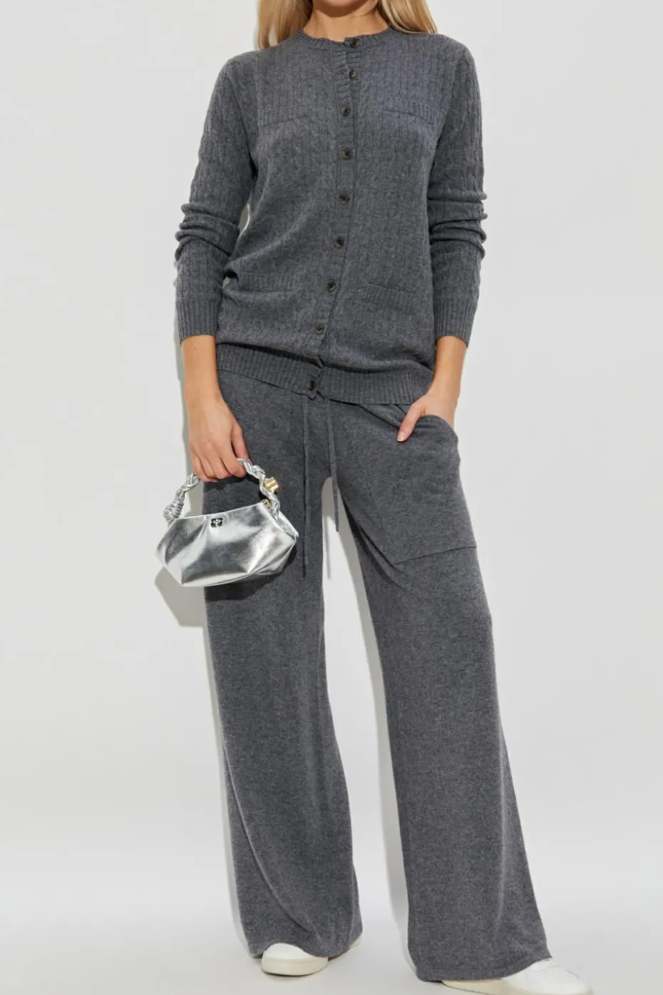 Lisa Yang GREY Cardigan `Inda`