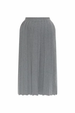 Lisa Yang GREY Pleated skirt `Minda`