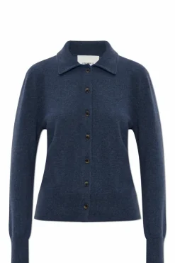 Lisa Yang NAVY BLUE Cardigan `Suzette`