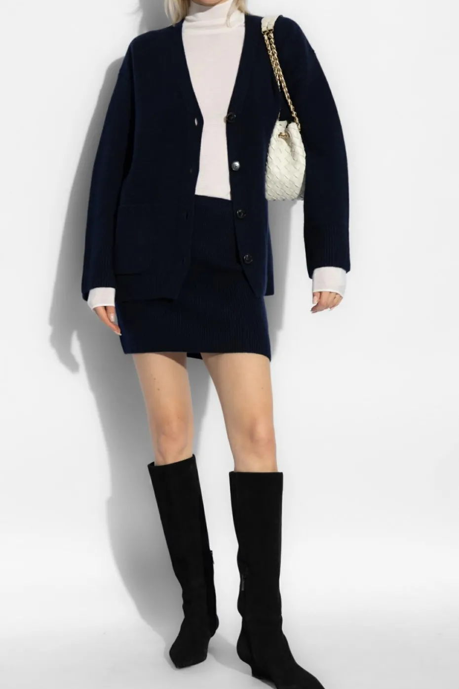 Lisa Yang NAVY BLUE Cardigan Kellie