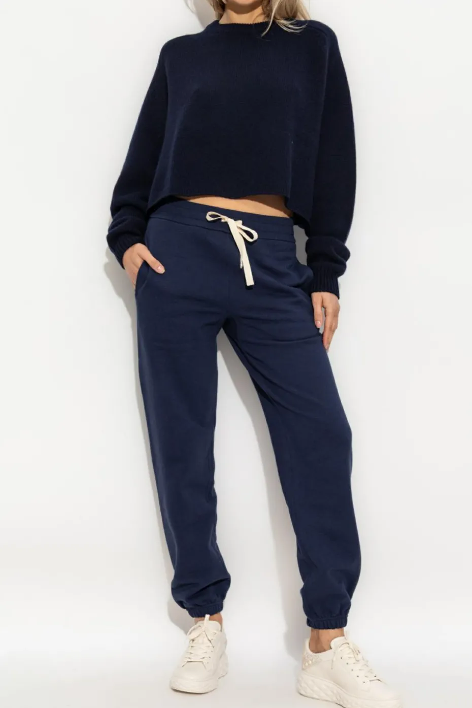 Lisa Yang NAVY BLUE Sweater `Karine`