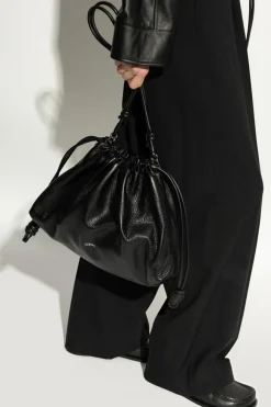 Loewe BLACK Bag Flamenco Purse Large