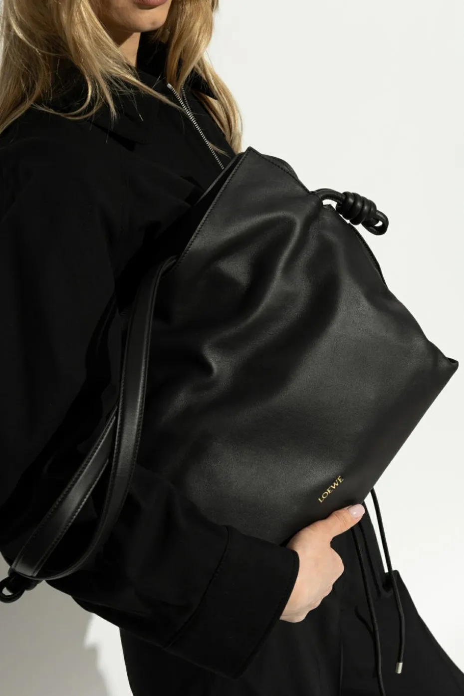 Loewe BLACK Bag Flamenco Clutch Large