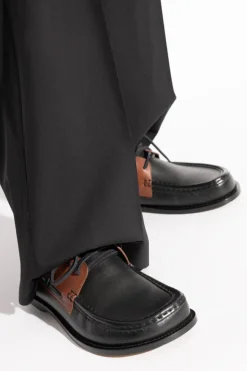 Loewe BLACK Campo boat shoe