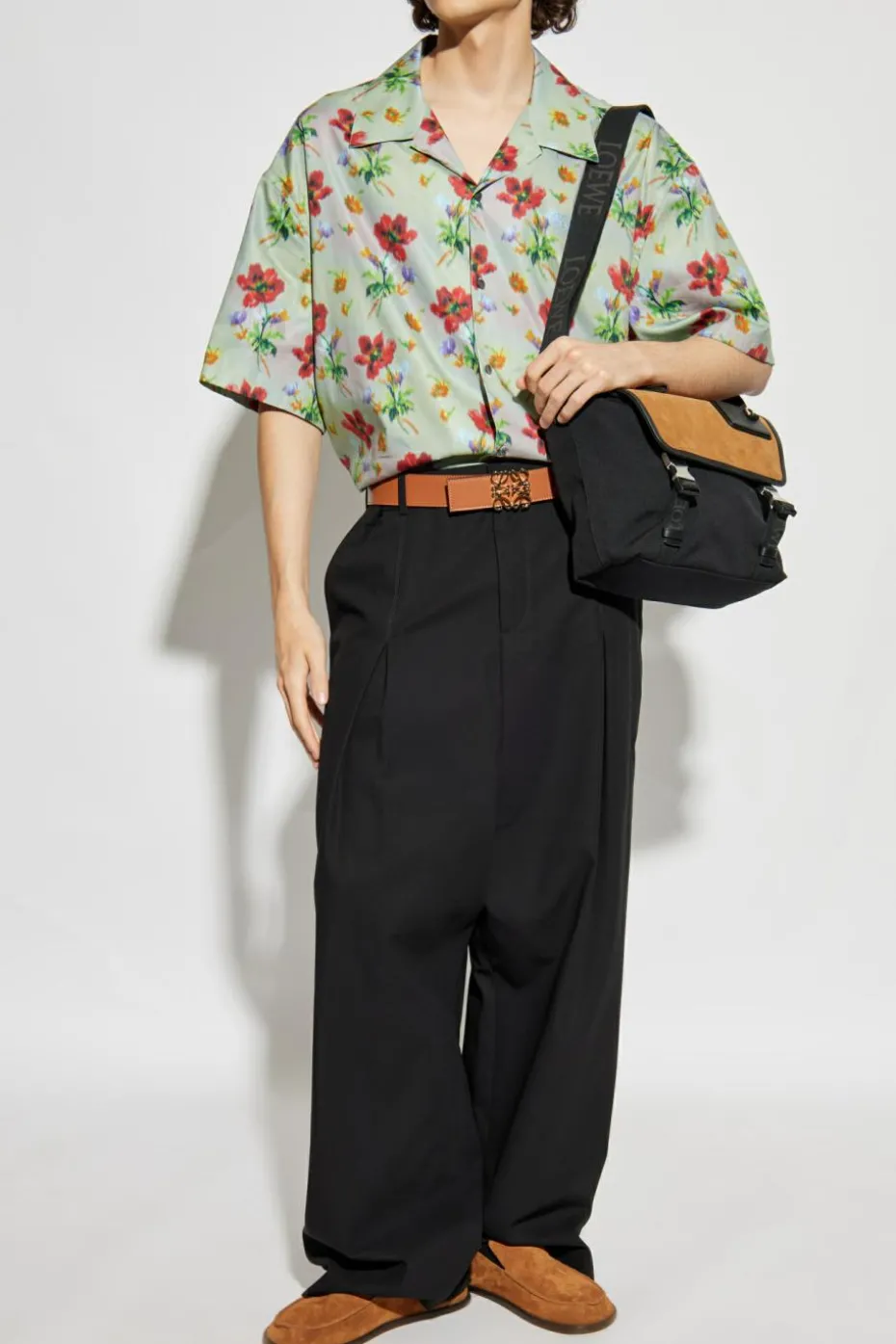 Loewe BLACK Creased trousers