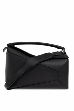 Loewe BLACK Handbag "Puzzle Edge New Large"