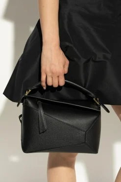 Loewe BLACK Handbag "Puzzle Small"